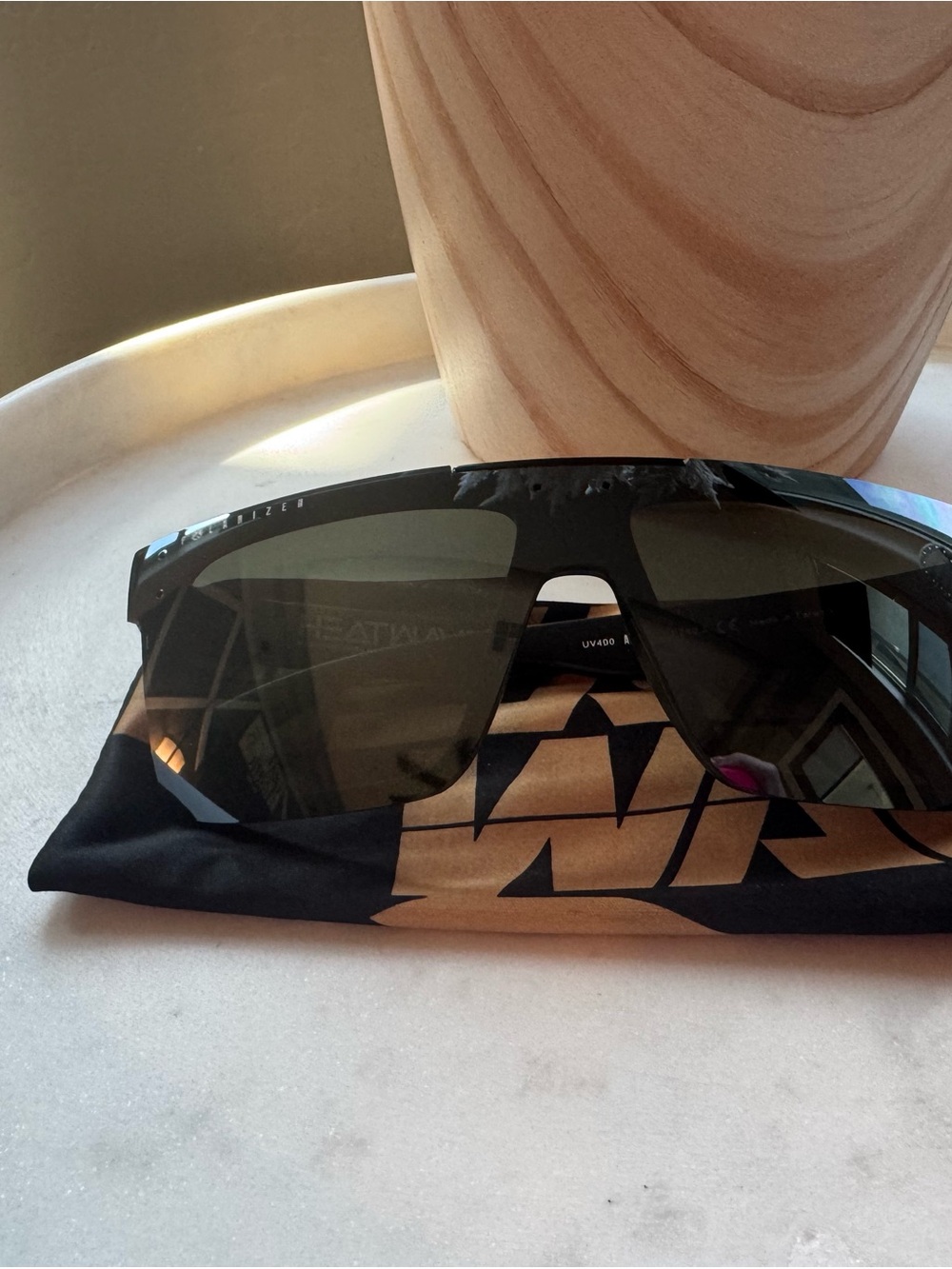 Heatwave quatro all black like new sunglasses